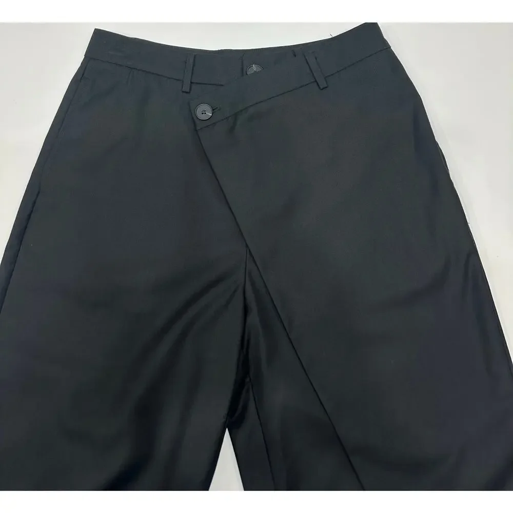 NWT Commense Black Wide Leg Dress Pants Elegant & Polished Size L - Picture 3 of 10